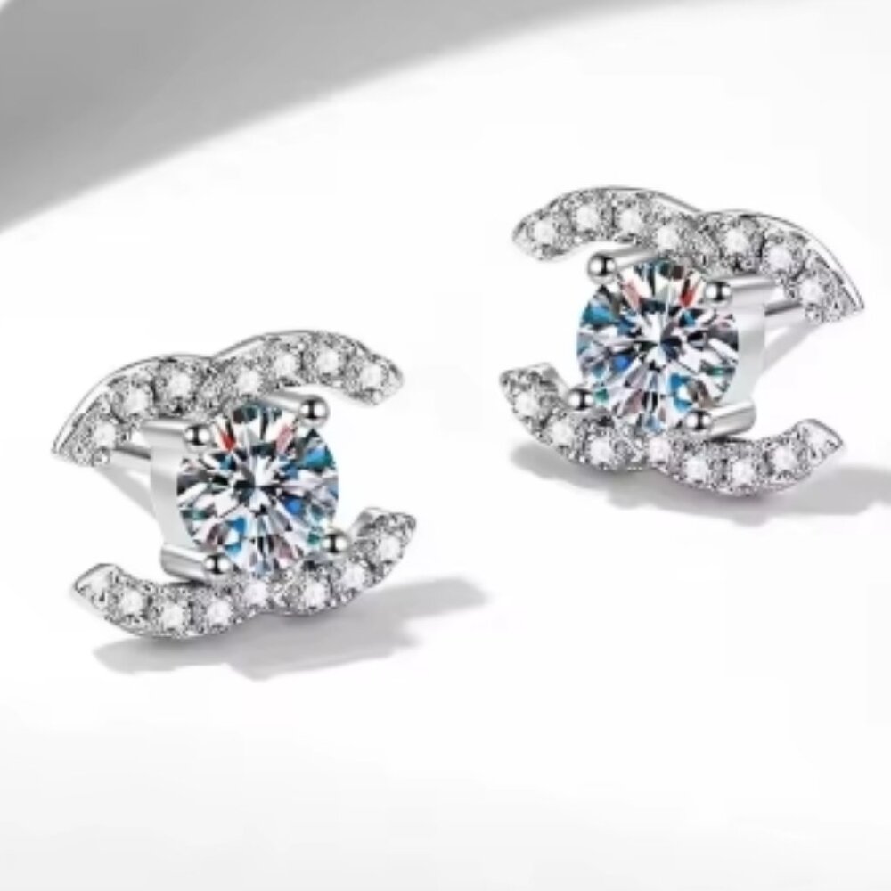 0.5CT Moissanite Stud Earrings, Women's Jewelry, Gift Idea